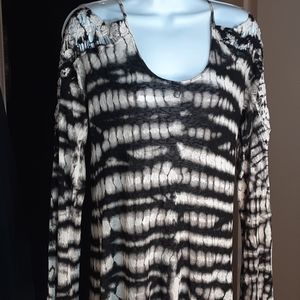 T Party Tie Dye Bohemian Dress